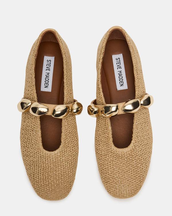 Steve Madden Poppin Natural Raffia