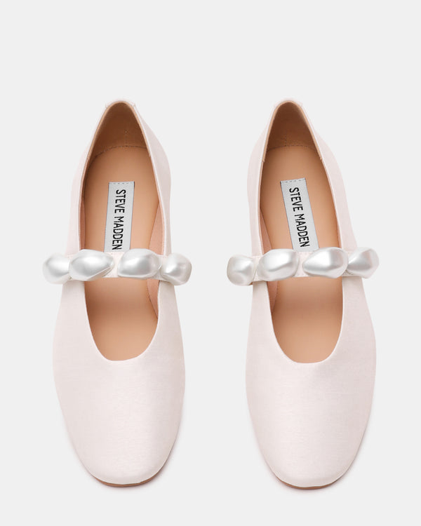 Steve Madden Poppin Pearl White
