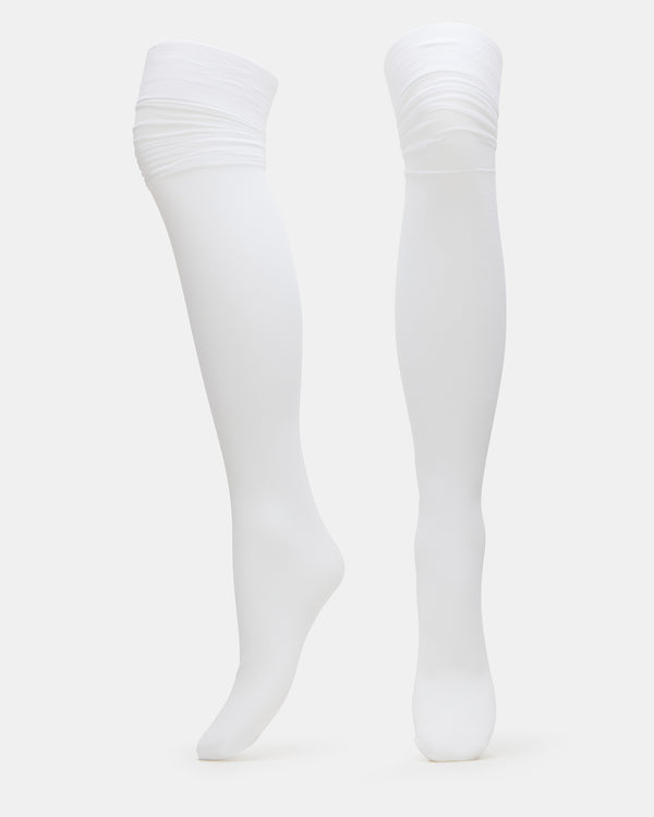 Steve Madden Preppy Tights White PREPPYTIGHTS