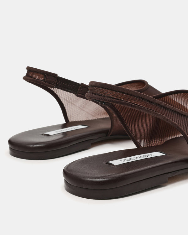 Steve Madden Privy Brown Mesh PRIVY