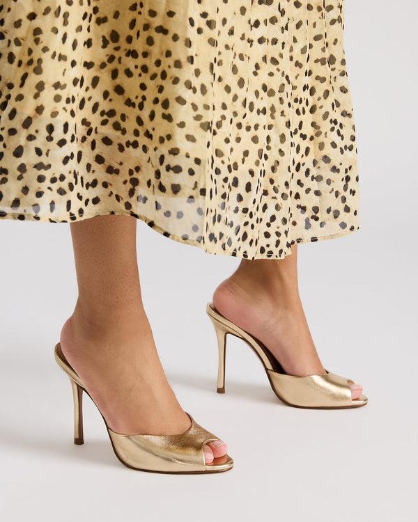 Steve Madden Priya Gold Leather PRIYA