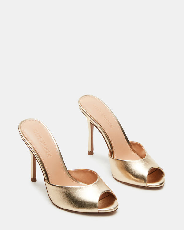 Steve Madden Priya Gold Leather PRIYA