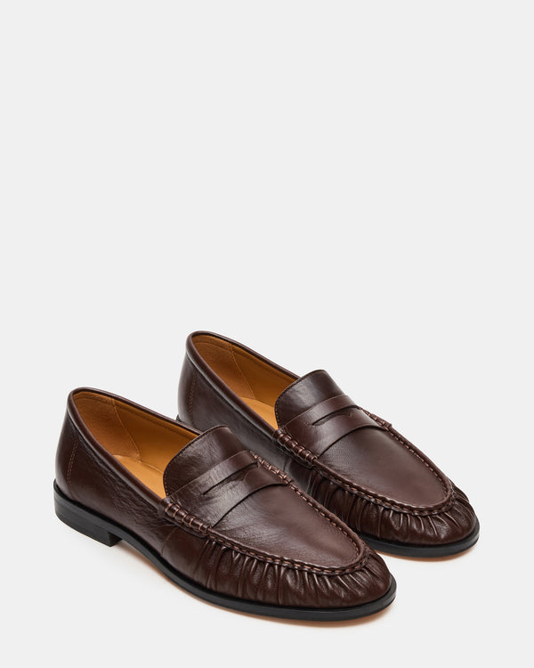 Steve Madden Quincey Brown Leather
