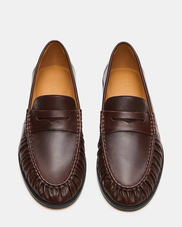 Steve Madden Quincey Brown Leather