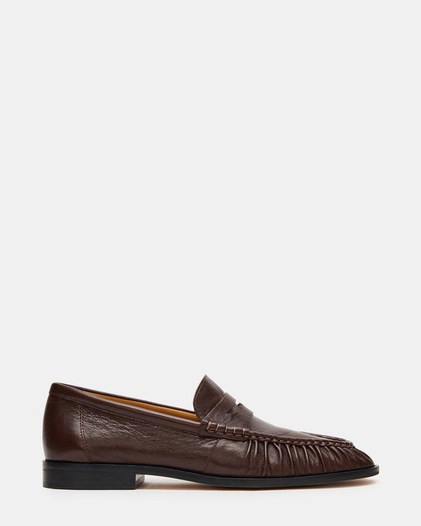Steve Madden Quincey Brown Leather