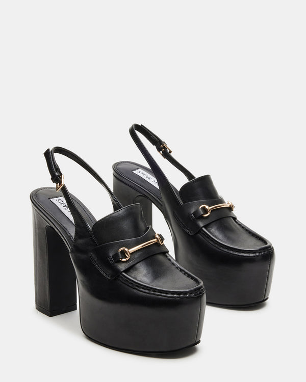 Steve Madden Quinn Black Leather