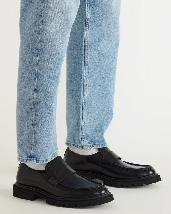 Steve Madden Radkin Black Leather