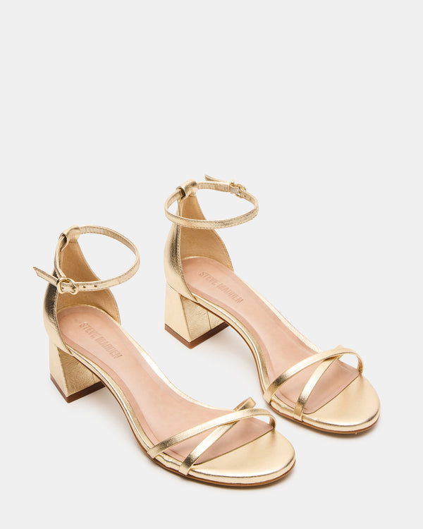 Steve Madden Rae Gold Leather