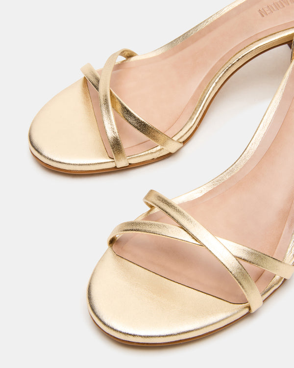 Steve Madden Rae Gold Leather
