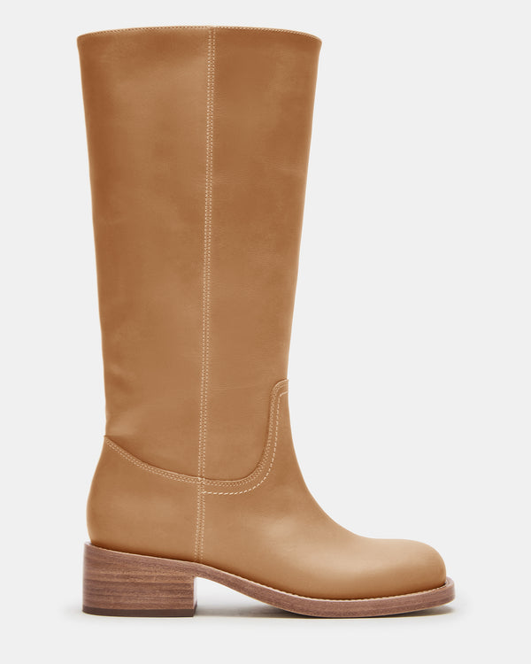 Steve Madden Riggs Banana Leather Wide Calf
