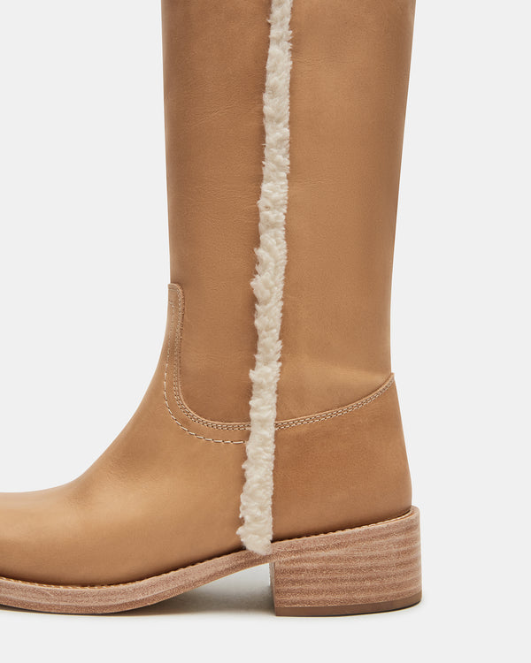 Steve Madden Riggs Faux Fur Banana Leather