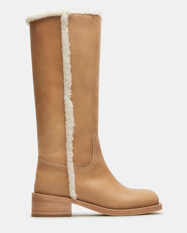 Steve Madden Riggs Faux Fur Banana Leather