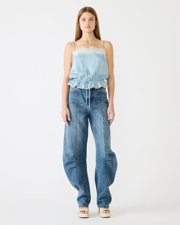 Steve Madden Roan Top Dusty Blue ROANTOP