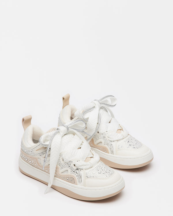 Steve Madden Roaring White Rhinestones