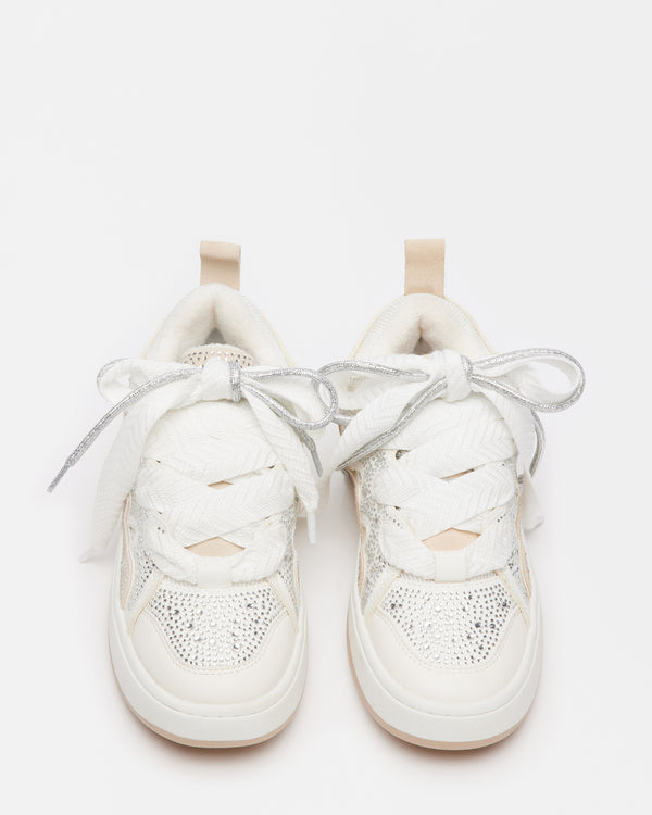 Steve Madden Roaring White Rhinestones