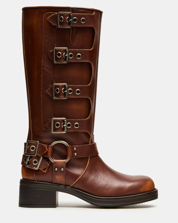 Steve Madden Rocky Cognac Distressed ROCKY