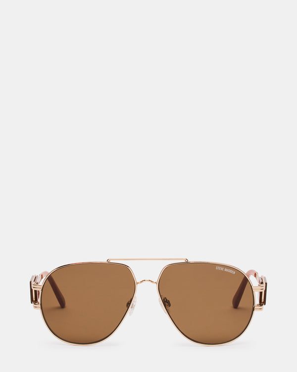 Steve Madden Rowan Sunglasses Gold ROWANSUNGLASSES