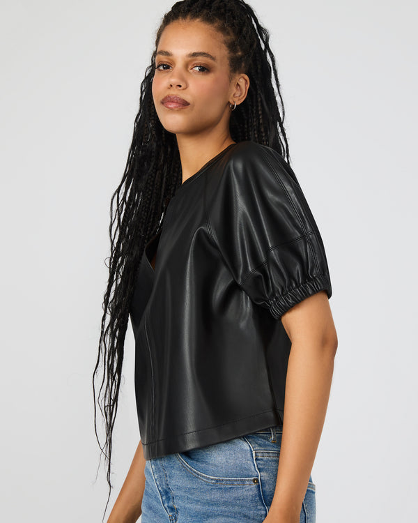 Steve Madden Roxanne Top Black ROXANNETOP