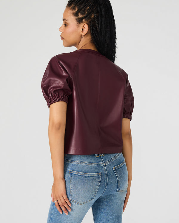 Steve Madden Roxanne Top Wine ROXANNETOP