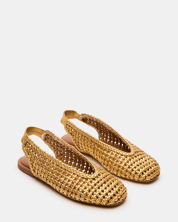 Steve Madden Rumi Gold Leather RUMI