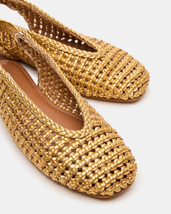Steve Madden Rumi Gold Leather RUMI