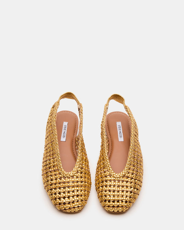 Steve Madden Rumi Gold Leather RUMI