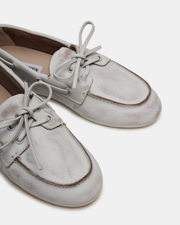 Steve Madden Sag White Leather