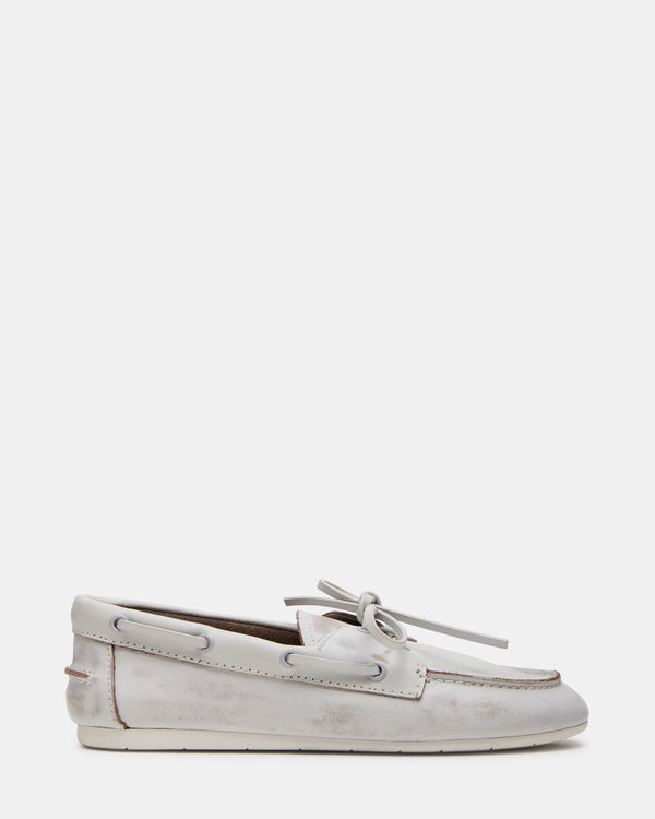 Steve Madden Sag White Leather