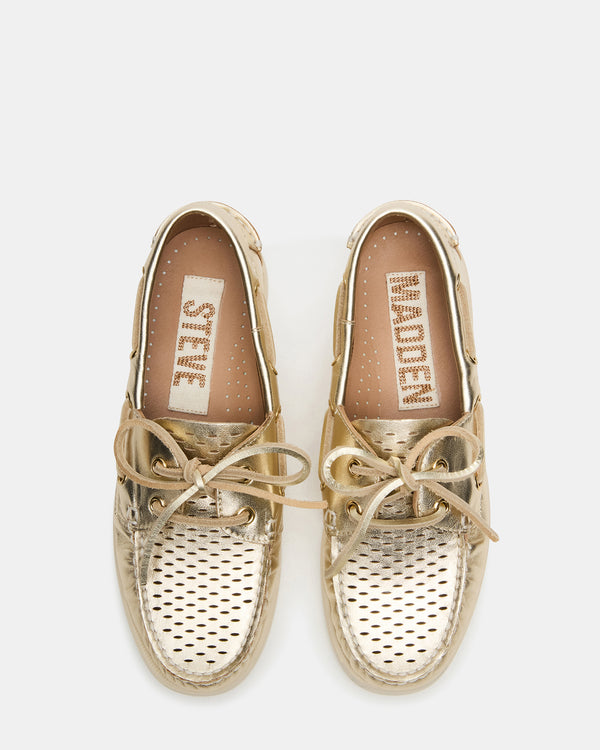Steve Madden Sail Gold Leather