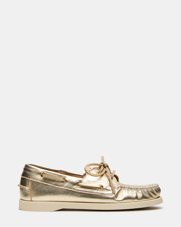 Steve Madden Sail Gold Leather