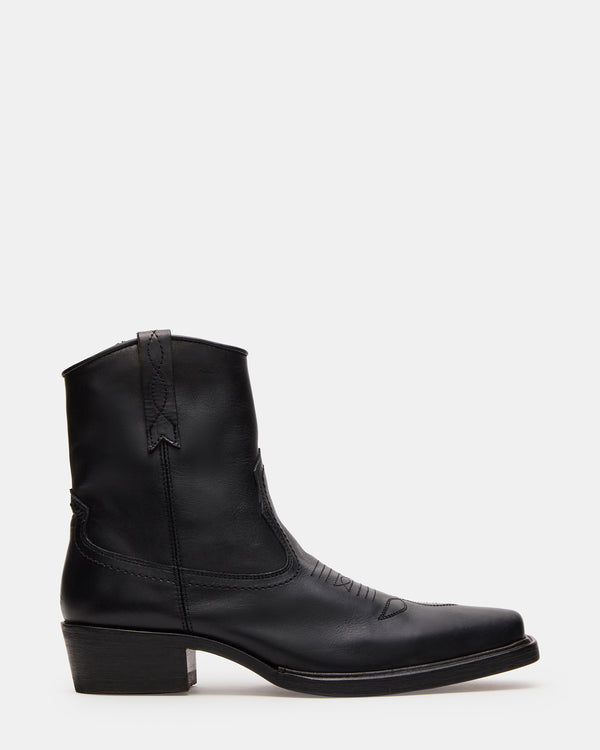 Steve Madden Sanderson Black Leather