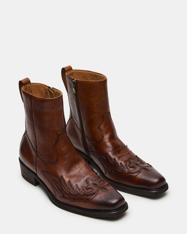 Steve Madden Santana Brown Leather