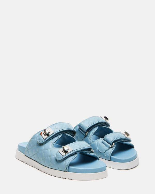 Steve Madden Schmona Blue Leather SCHMONA