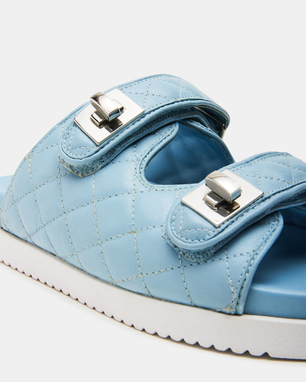 Steve Madden Schmona Blue Leather SCHMONA