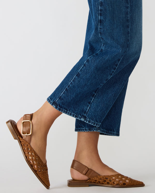 Steve Madden Shay Woven Cognac