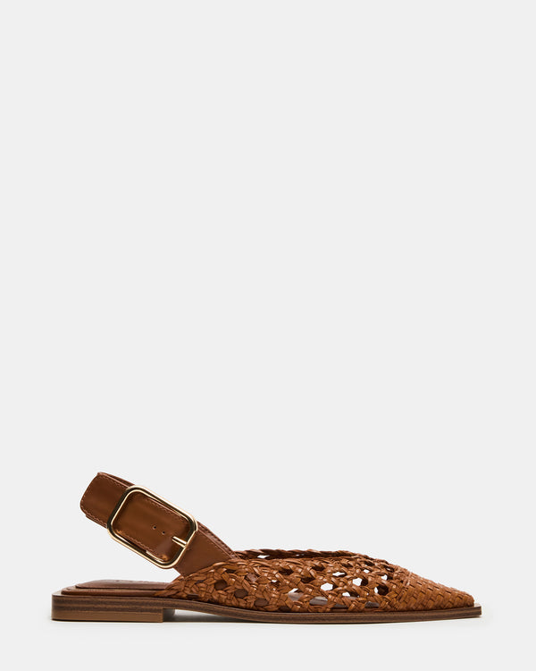 Steve Madden Shay Woven Cognac
