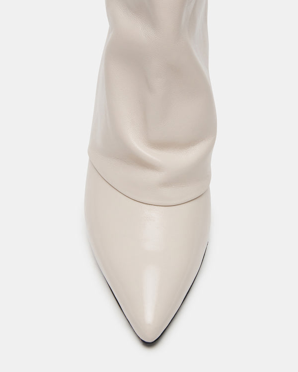 Steve Madden Shiner White Leather