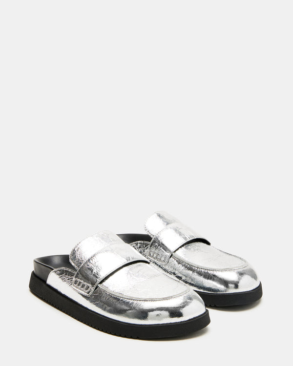 Steve Madden Skipper Silver Metallic