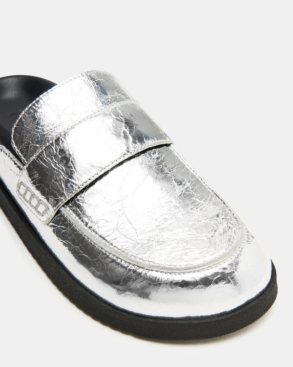 Steve Madden Skipper Silver Metallic