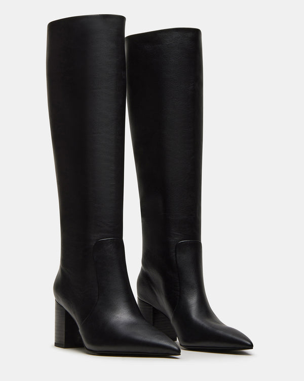 Steve Madden Skyline Black Leather