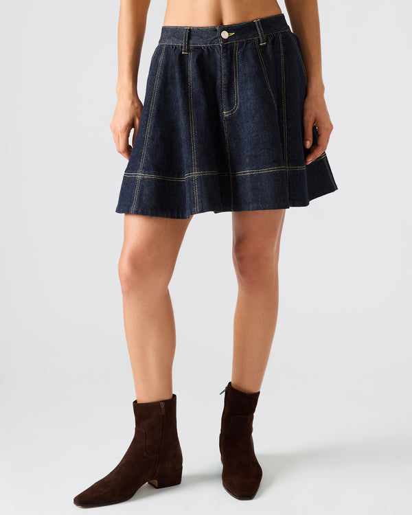 Steve Madden Sloan Denim Skirt Ink SLOANDENIMSKIRT