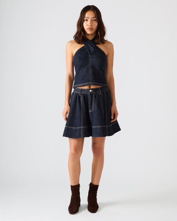 Steve Madden Sloan Denim Skirt Ink SLOANDENIMSKIRT