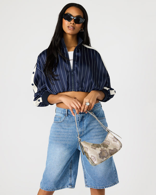 Steve Madden Smith Bag Silver Snake