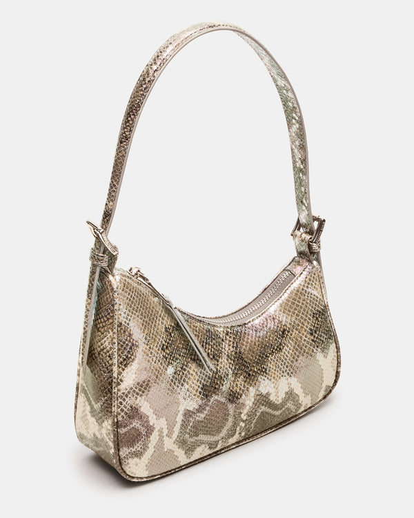 Steve Madden Smith Bag Silver Snake