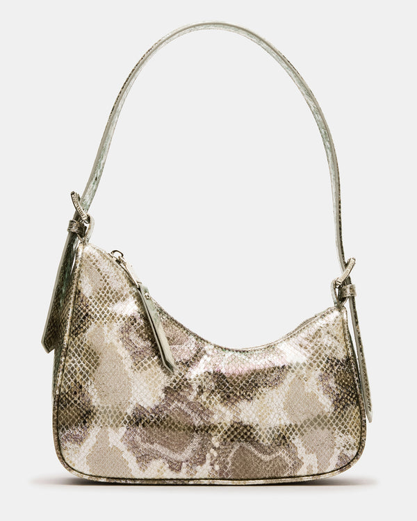 Steve Madden Smith Bag Silver Snake