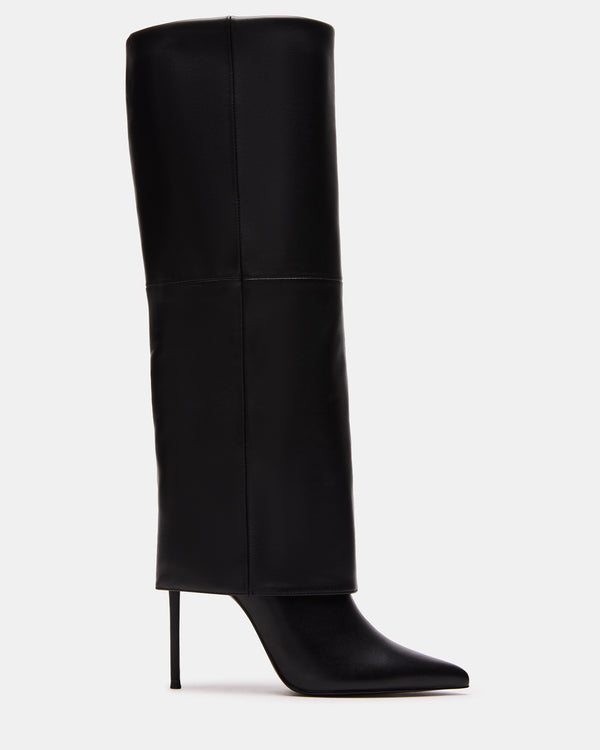 Steve Madden Smith Black Leather