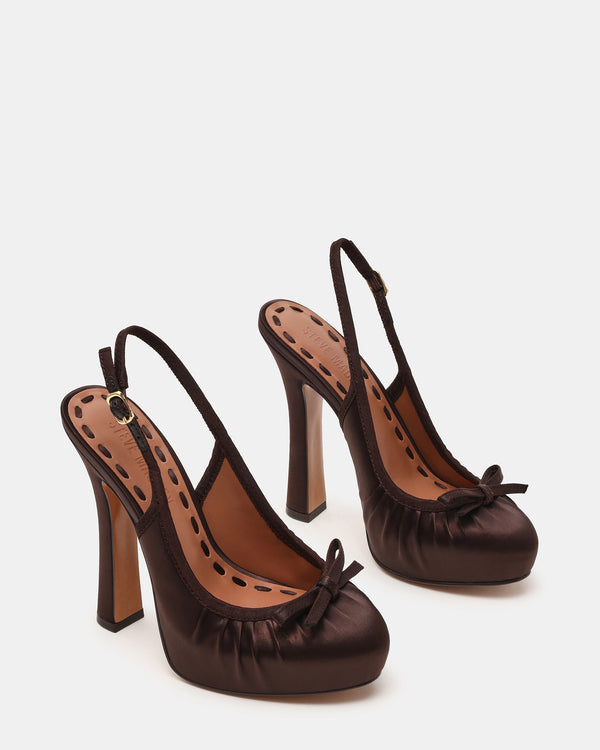 Steve Madden Sofie Brown Satin