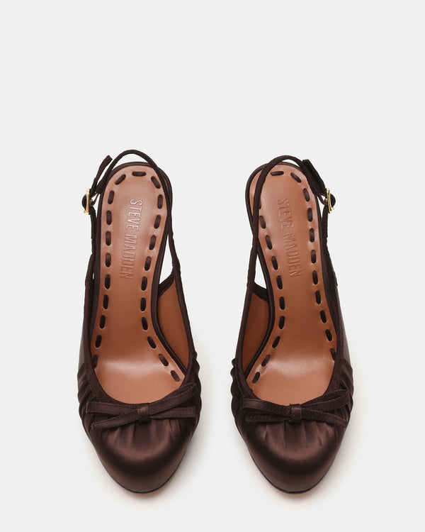 Steve Madden Sofie Brown Satin