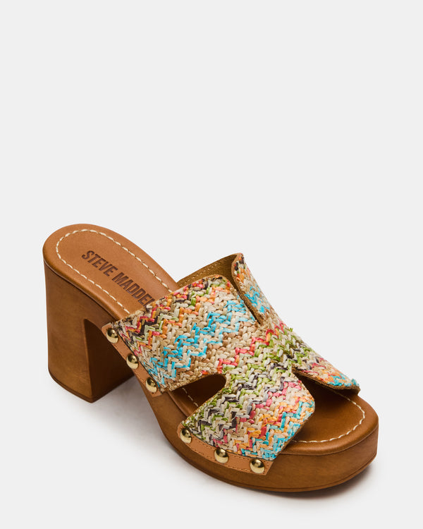 Steve Madden Sunkissed Multi Raffia SUNKISSED