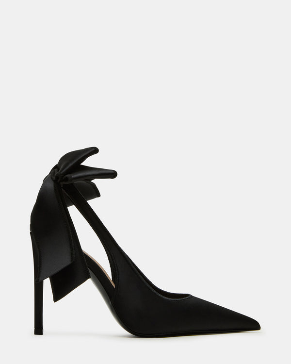 Steve Madden Teacup Black Satin